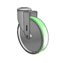 CH-06AMP-125-SW-HKU1 MedCaster Swivel Caster
