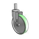 CH-06AMP-125-SW-RS04 MedCaster Swivel Caster
