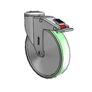 CH-06AMP-125-TL-HKU1 MedCaster Swivel Caster