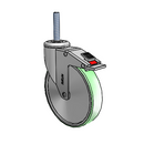 CH-06AMP-125-TL-TS21 MedCaster Swivel Caster