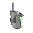 CH-06AMP-125-TL-TS22 MedCaster Swivel Caster