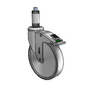 CH-06CRB-125-DL-XRN4 MedCaster Swivel Caster