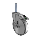 CH-06TPP-125-DL-TS22 MedCaster Swivel Caster