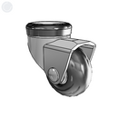 CN-02NRP-100-SW-HK04 MedCaster Swivel Caster