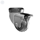 CN-02NRP-100-TL-HK04 MedCaster Swivel Caster