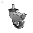 CN-25NRP-100-SW-GR03 MedCaster Swivel Caster