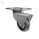 CN-25NRP-100-SW-TP01 MedCaster Swivel Caster