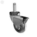 CN-25NRP-100-TL-GR02 MedCaster Swivel Caster