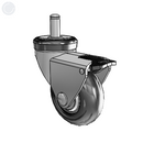 CN-25NRP-100-TL-GR03 MedCaster Swivel Caster
