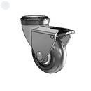 CN-25NRP-100-TL-HK04 MedCaster Swivel Caster