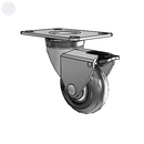 CN-25NRP-100-TL-TP01 MedCaster Swivel Caster