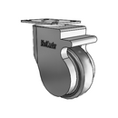 CP-04AMP-125-SW-TP13G MedCaster Swivel Caster