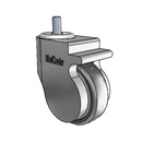 CP-04AMP-125-SW-TS02G MedCaster Swivel Caster