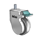 CP-04PYP-125-DL-TS02W MedCaster Swivel Caster