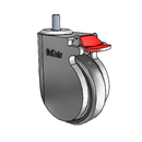 CP-05PYP-125-TL-TS02G MedCaster Swivel Caster