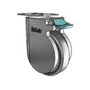 CP-05TPP-125-DL-TP13G MedCaster Swivel Caster