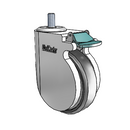 CP-05TPP-125-DL-TS02W MedCaster Swivel Caster