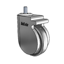 CP-05TPP-125-SW-TS02G MedCaster Swivel Caster