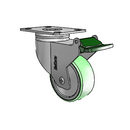 CX-03AMP-125-DL-TP13 MedCaster Swivel Caster