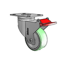 CX-03AMP-125-TL-TP13 MedCaster Swivel Caster