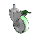 CX-04AMP-125-DL-TS02 MedCaster Swivel Caster