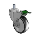 CX-04PYP-125-DL-TS02 MedCaster Swivel Caster