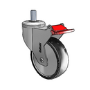 CX-04PYP-125-TL-TS02 MedCaster Swivel Caster