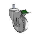 CX-04TPP-125-DL-TS02 MedCaster Swivel Caster