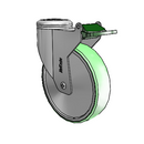 CX-05AMP-125-DL-HK01 MedCaster Swivel Caster