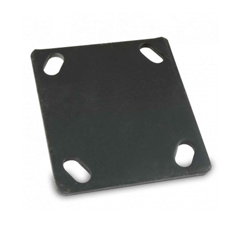4" x 4-1/2" Weld-On Caster Mounting Plate Unplated Steel
