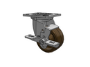 D4.04109.334 HT DTBRK7 SS Colson Stainless Steel Swivel Caster