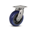 Stainless 4"x2" Eagle Polyurethane Precision Ball Bearing Caster with 4"x4.5" Plate