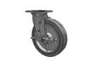 D4.08109.454 DTBRK7 SS Colson Stainless Steel Swivel Caster