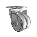 DW-03TPP-100-SW-TP04 MedCaster Swivel Caster
