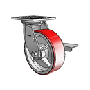 E4.06169.941.7 BRK3 Colson Swivel Caster