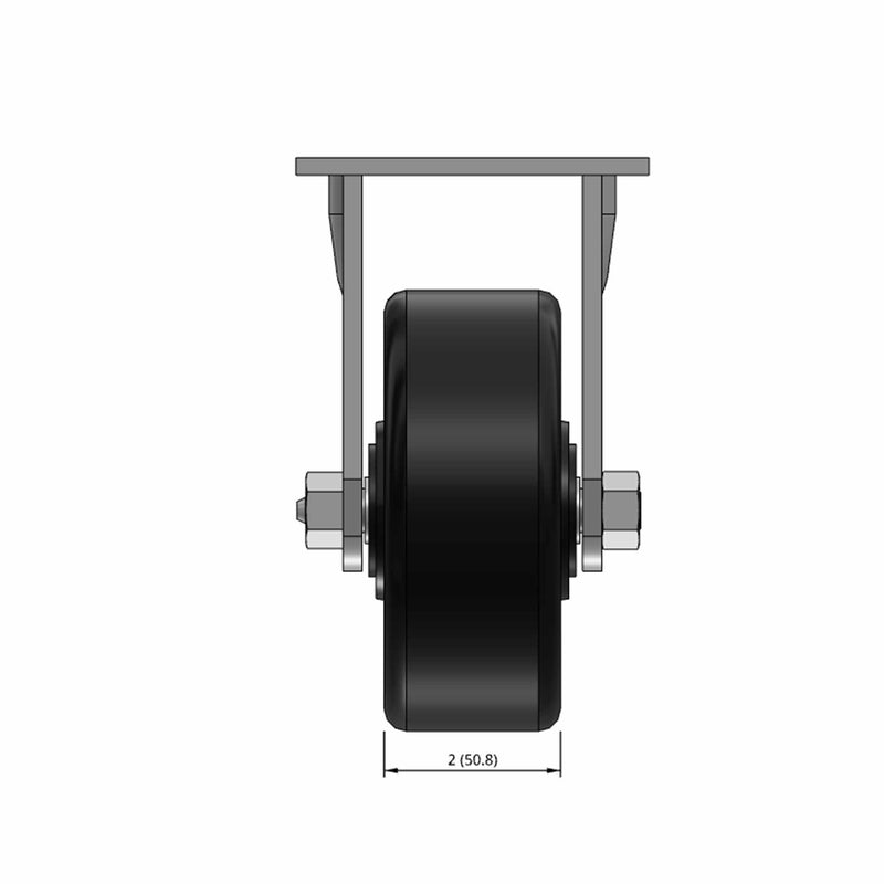 5"x2" Phenolic Wheel Rigid Caster