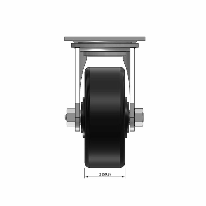 5"x2" Phenolic Wheel Swivel Caster