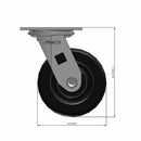 5"x2" Phenolic Wheel Swivel Caster