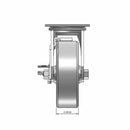 6"x2" Cast Iron Wheel Side Locking Swivel Caster