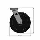 8"x2" Phenolic Wheel Swivel Caster