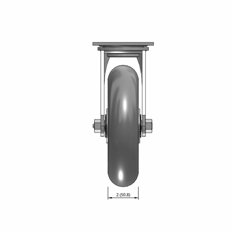 8"x2" TPR Donut Wheel Swivel Caster
