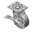 ESRS5X2TPRCAML Pemco Swivel Caster