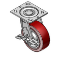 ESRS5X2TUMDTBK Pemco Swivel Caster