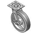 ESRS8X2TPRTBK Pemco Swivel Caster