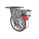 ET6X2MOPB Pemco Swivel Caster