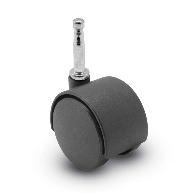 Main view of a Shepherd Casters 50mm wheels Swivel caster with 5/16" x 1-1/2" tapered stem, without a brake, Nylon wheel and 75 lb. capacity part