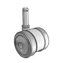 GT-02TPO-200-SW-GR02 MedCaster Swivel Caster
