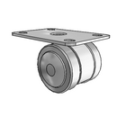 GT-02TPO-200-SW-TP08 MedCaster Swivel Caster