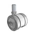 GT-02TPO-200-SW-TS02 MedCaster Swivel Caster