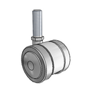 GT-02TPO-200-SW-TS03 MedCaster Swivel Caster
